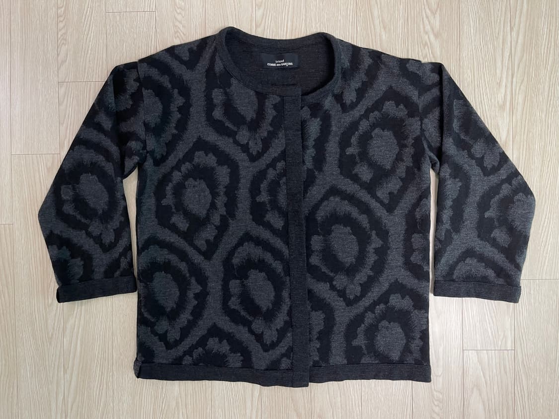 꼼데가르송 트리콧 오픈 가디건 상품이미지1