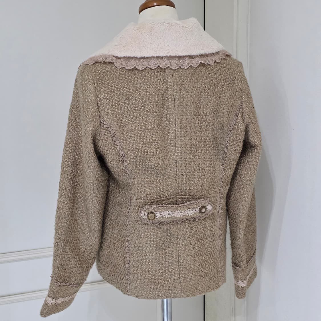 엑시즈팜) 퍼 레이스 히메라떼갸루st 로맨틱로리타 트위드 블레이저자켓 상품이미지5