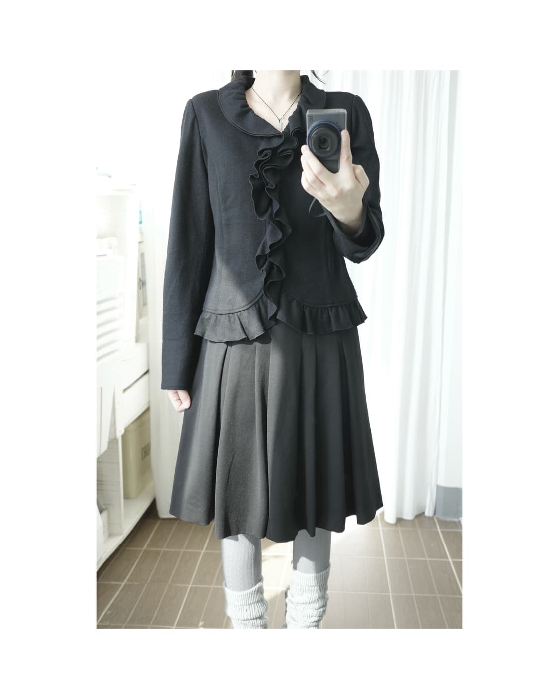 Nara camioie friil cardigan 상품이미지7