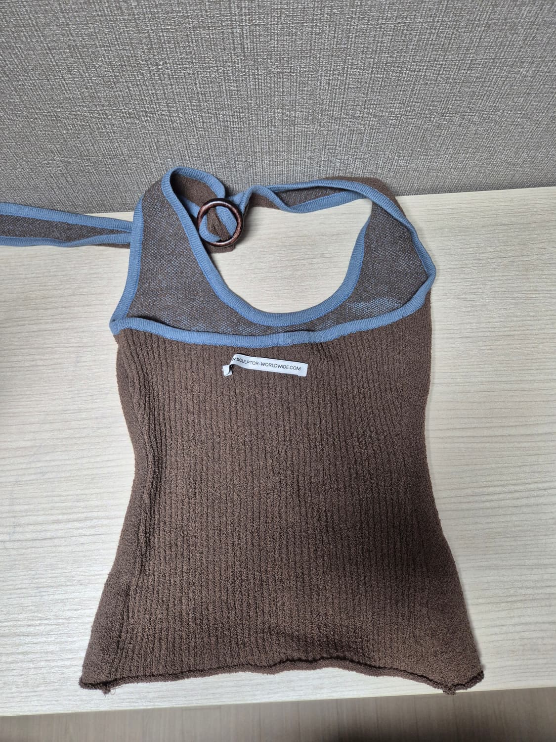 스컬프터 투어리스트 니트 홀터넥 탑 상품이미지7