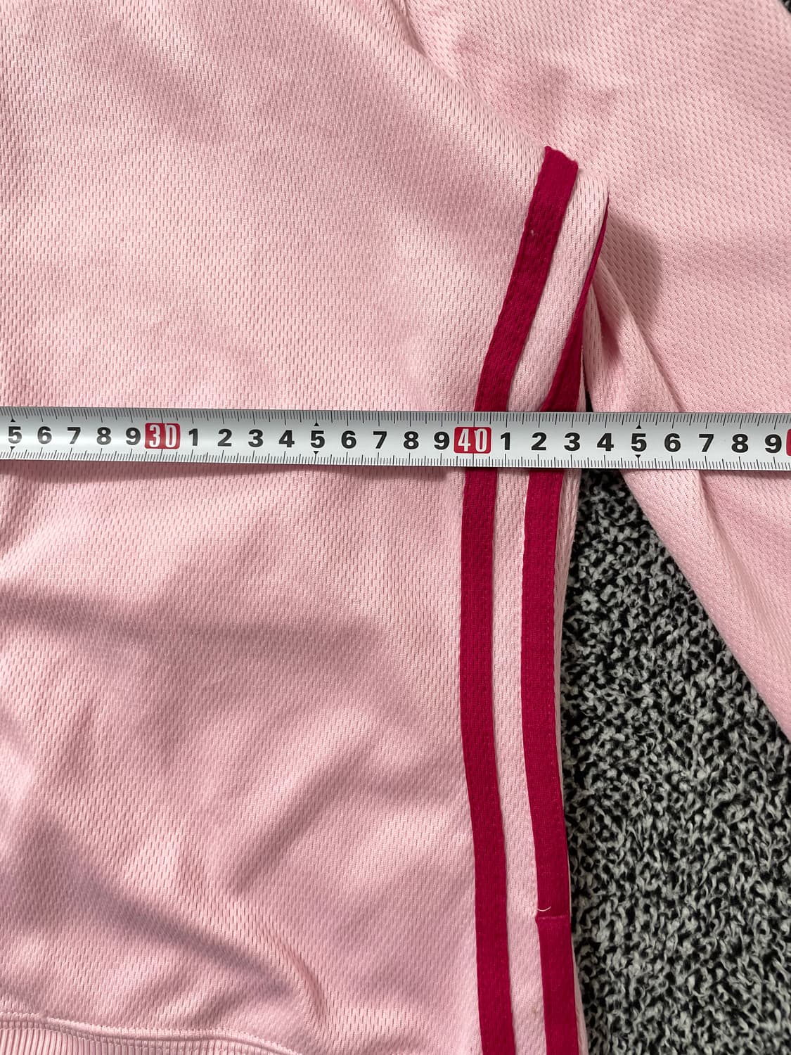 vinteちきゅ. 희귀 아디다스 00'S 딸기우유 후드집업 메쉬 상품이미지6