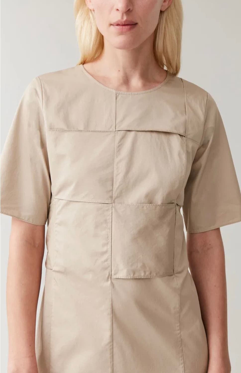 코스 우븐 패널 코튼 드레스 34사이즈 상품이미지3