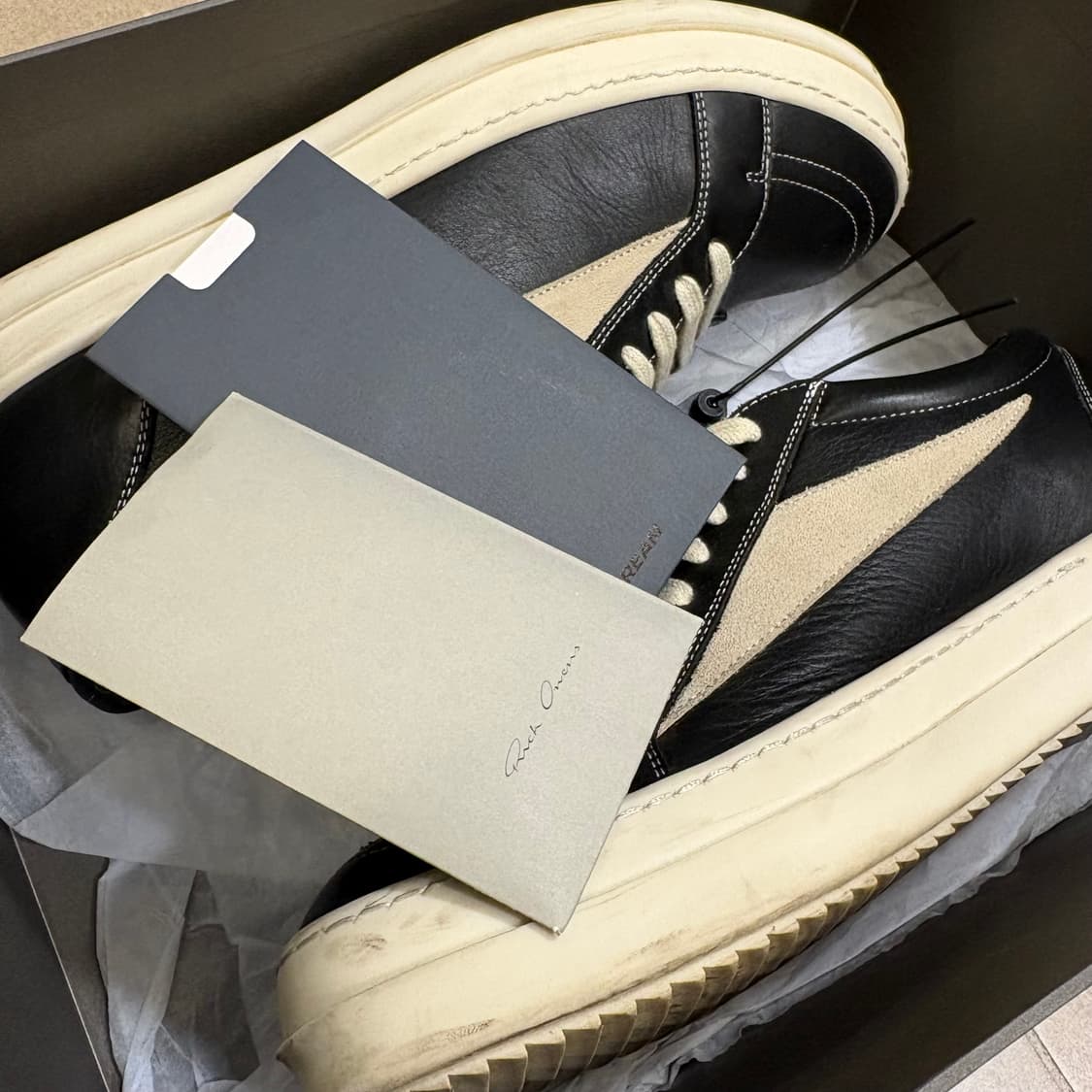 릭오웬스 반스 레더  상품이미지2