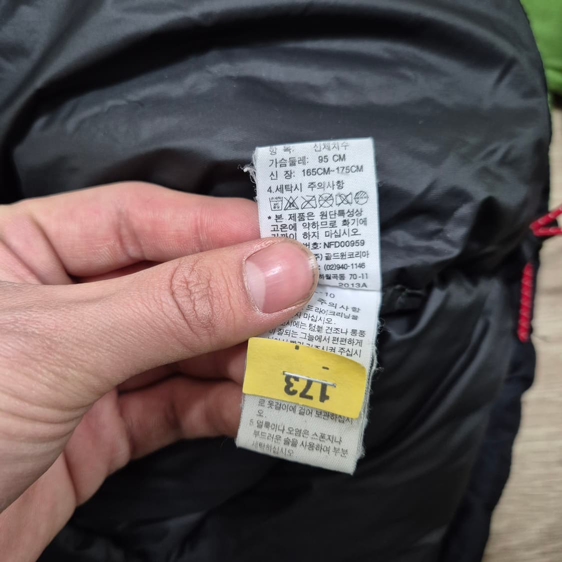 노스페이스 써밋 800 구스다운 눕시 패딩 점퍼 M(95) 상품이미지9