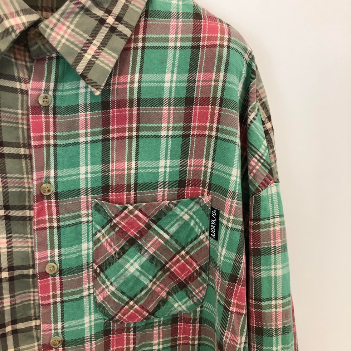 아조바이아조 믹스드 체크셔츠 FREE 상품이미지2