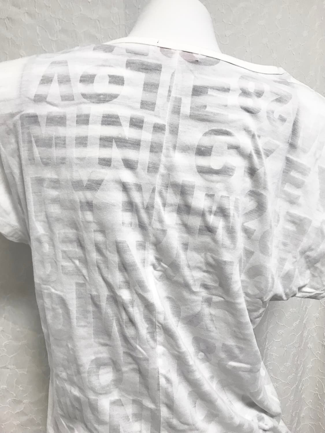 빈티지 니혼진 너드 미키마우스 레이어드 반팔 탑 세트 상품이미지5