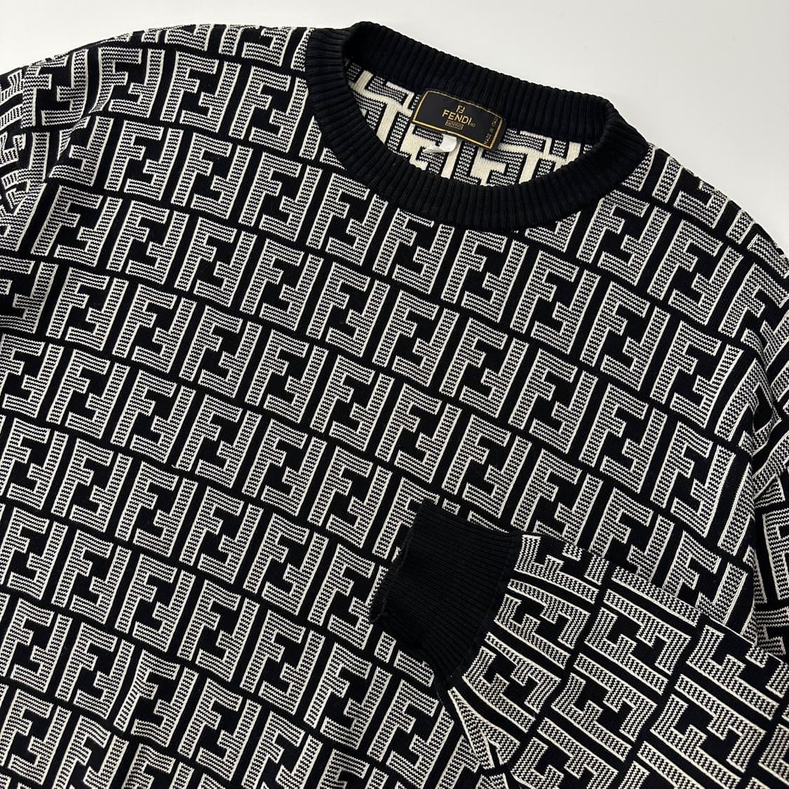 펜디 90’s 모노그램 FF 인타르시아 주카 니트 상품이미지1