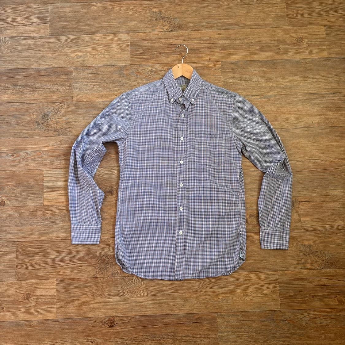 JCREW 제이크루 슬림핏 XS 체크 셔츠 남방 수입 정품 깅엄 상품이미지1