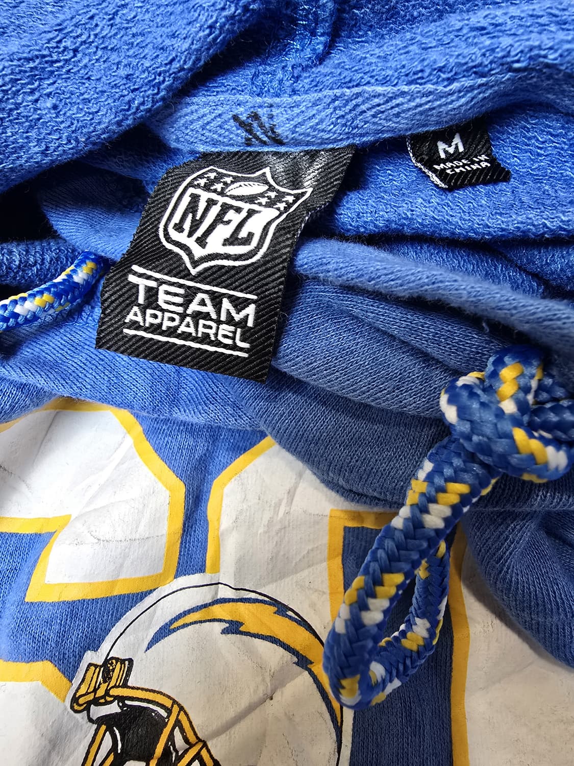 NFL Chargers 빈티지 로고 후드 롱티 여성용 상품이미지3