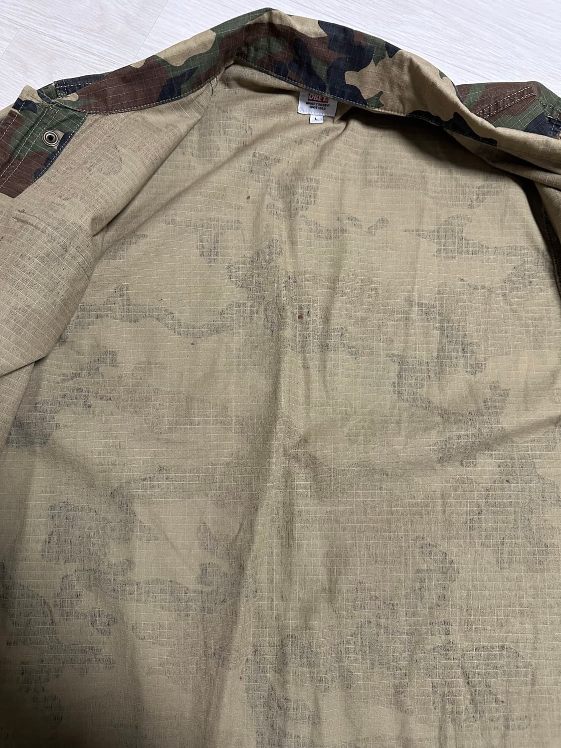 OBEY 카모 셔츠 자켓 L 상품이미지6