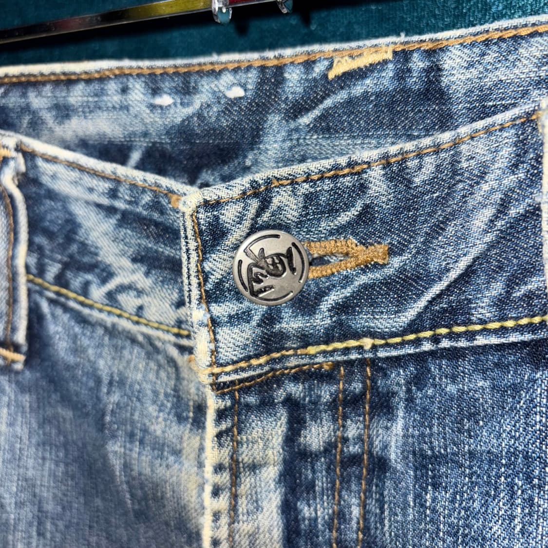 (33) 재패니즈 빅사이즈 데미지 데님 팬츠 made in JAPAN 상품이미지5