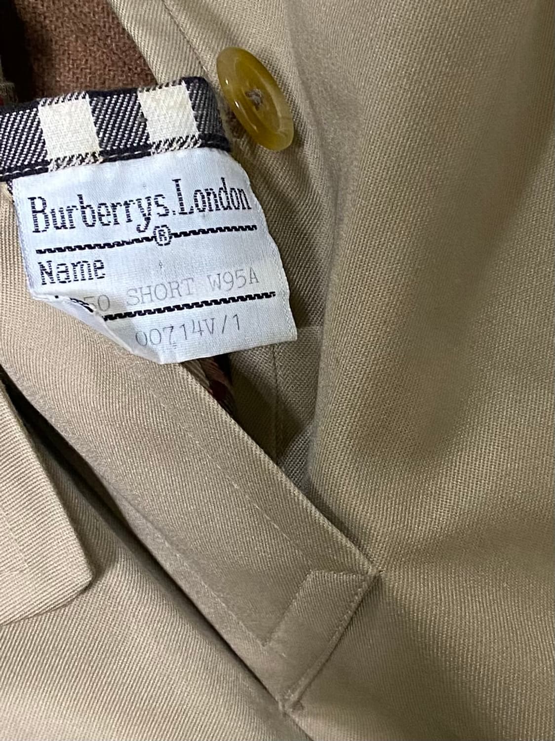 버버리 베이지 롱 코트 내피포함 105 상품이미지7