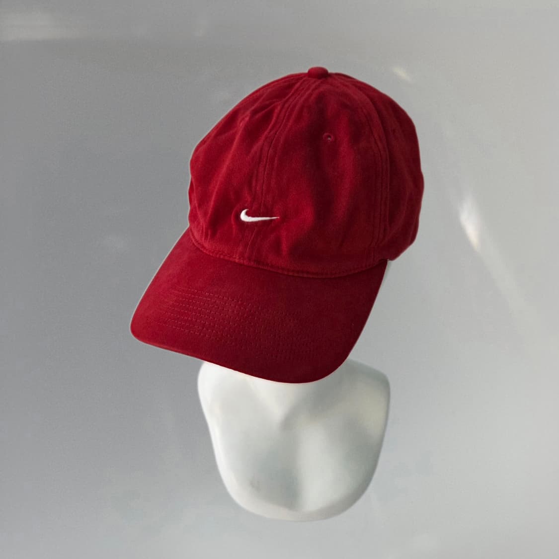00s 올드 나이키 pro classic est.1971 스우시 레드 캡 상품이미지1