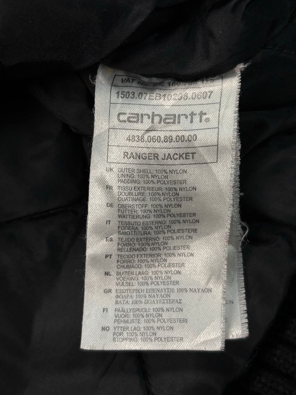 칼하트 레인저 자켓 상품이미지8