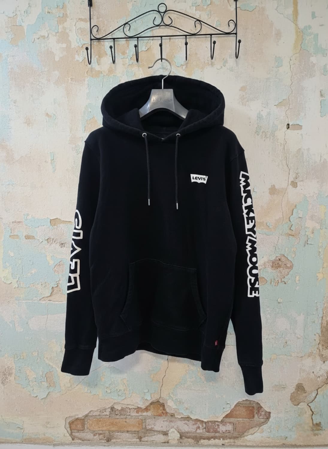 90주념 기념 협업 리바이스 x 미키마우스 후드티 블랙 M 상품이미지1