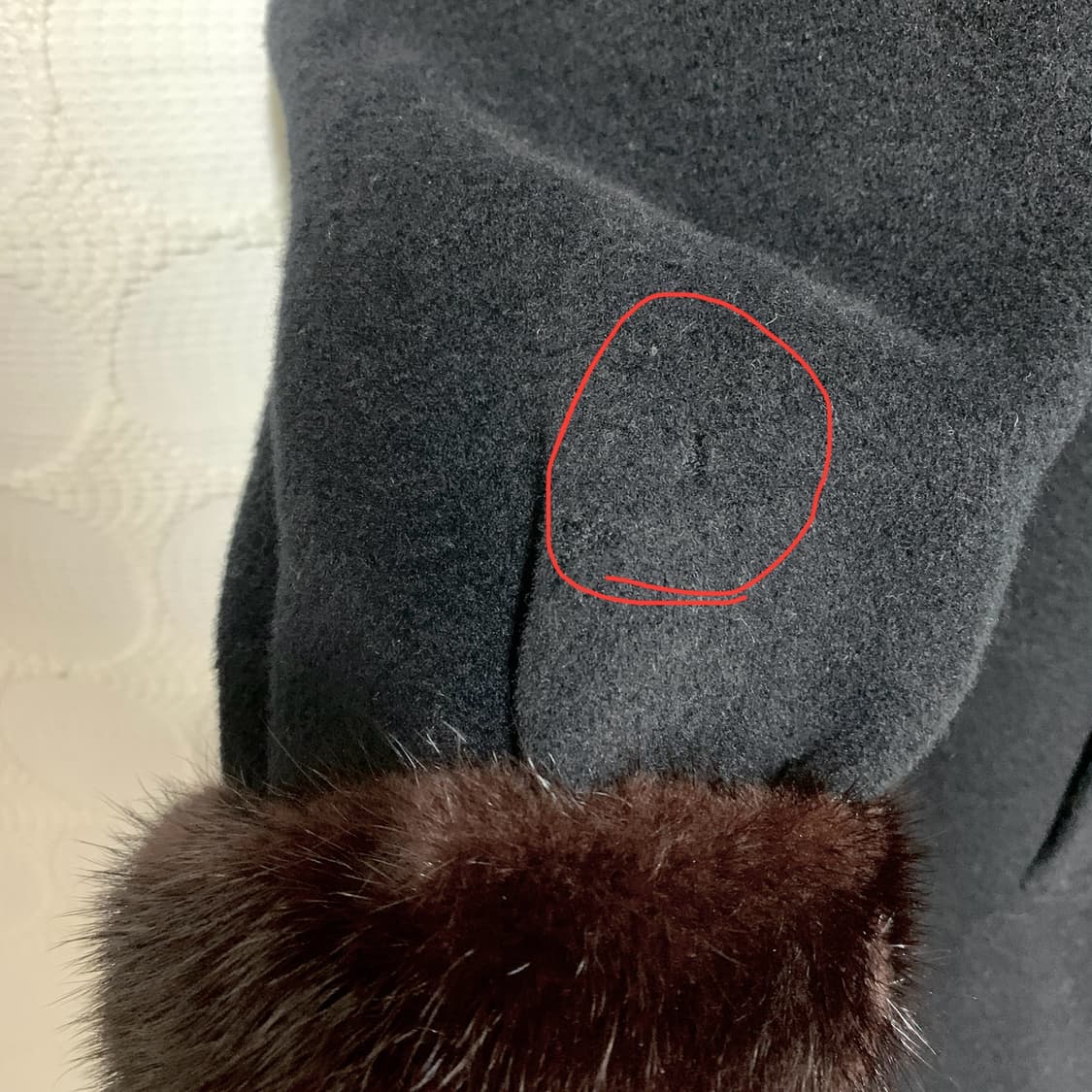 vintage울 캐시미어 코트 상품이미지8