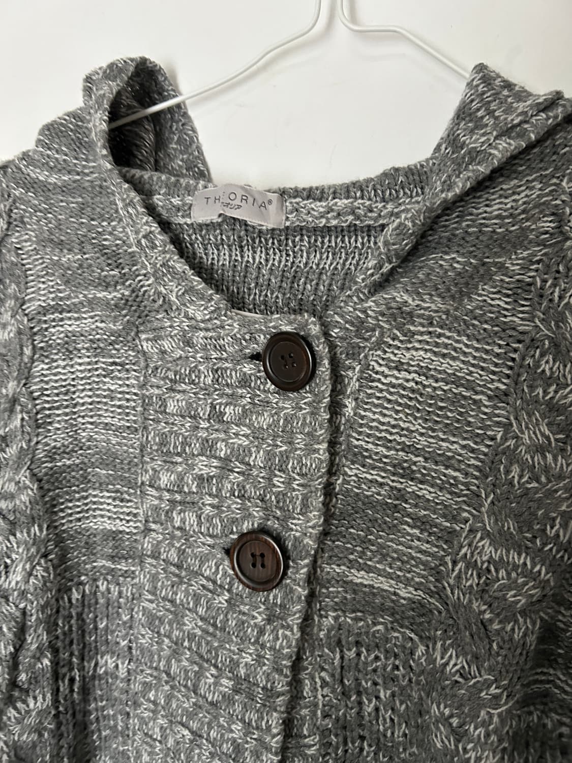 투버튼 후드가디건 상품이미지3