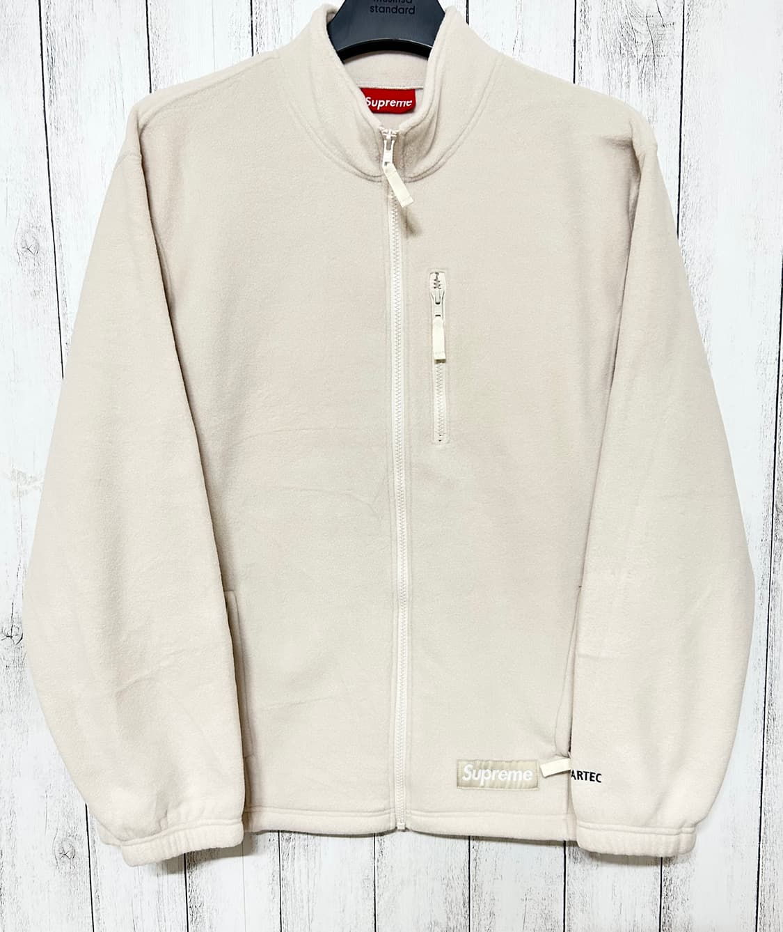 슈프림22Fw 폴라텍 후리스 집 스톤 라지사이즈 상품이미지2