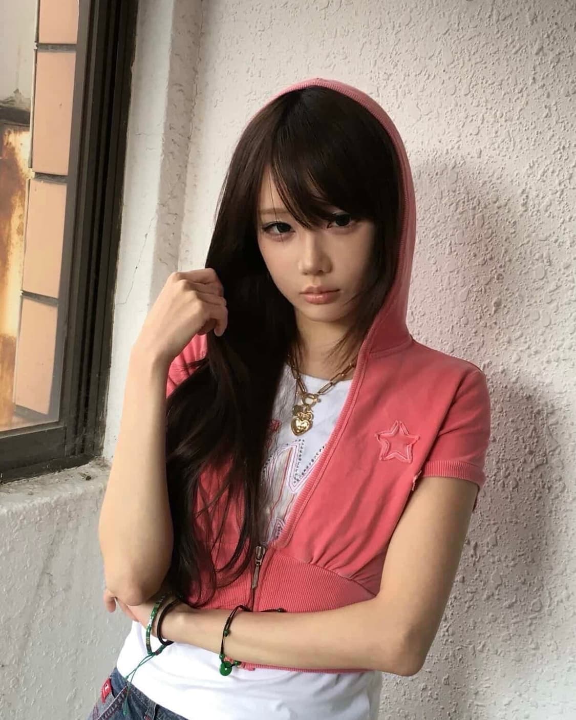 S TOMMY HILFIGER 타미진스 스타 크롭 후드 집업 상품이미지2