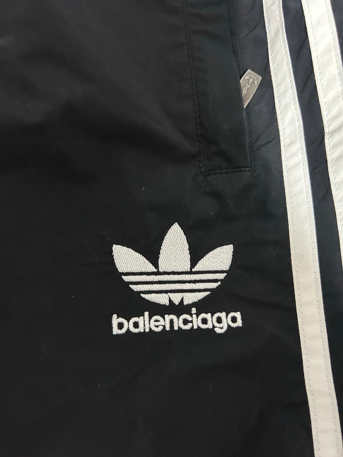 [XXS] 발렌시아가 아디다스 포플린 트랙 팬츠 스티치 상품이미지3