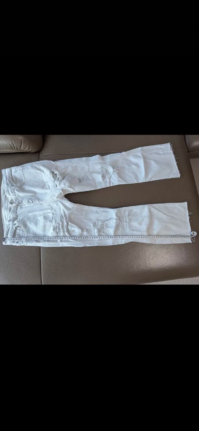 이로 IRO 정품 화이트 디스트로이드 데님 상품이미지6