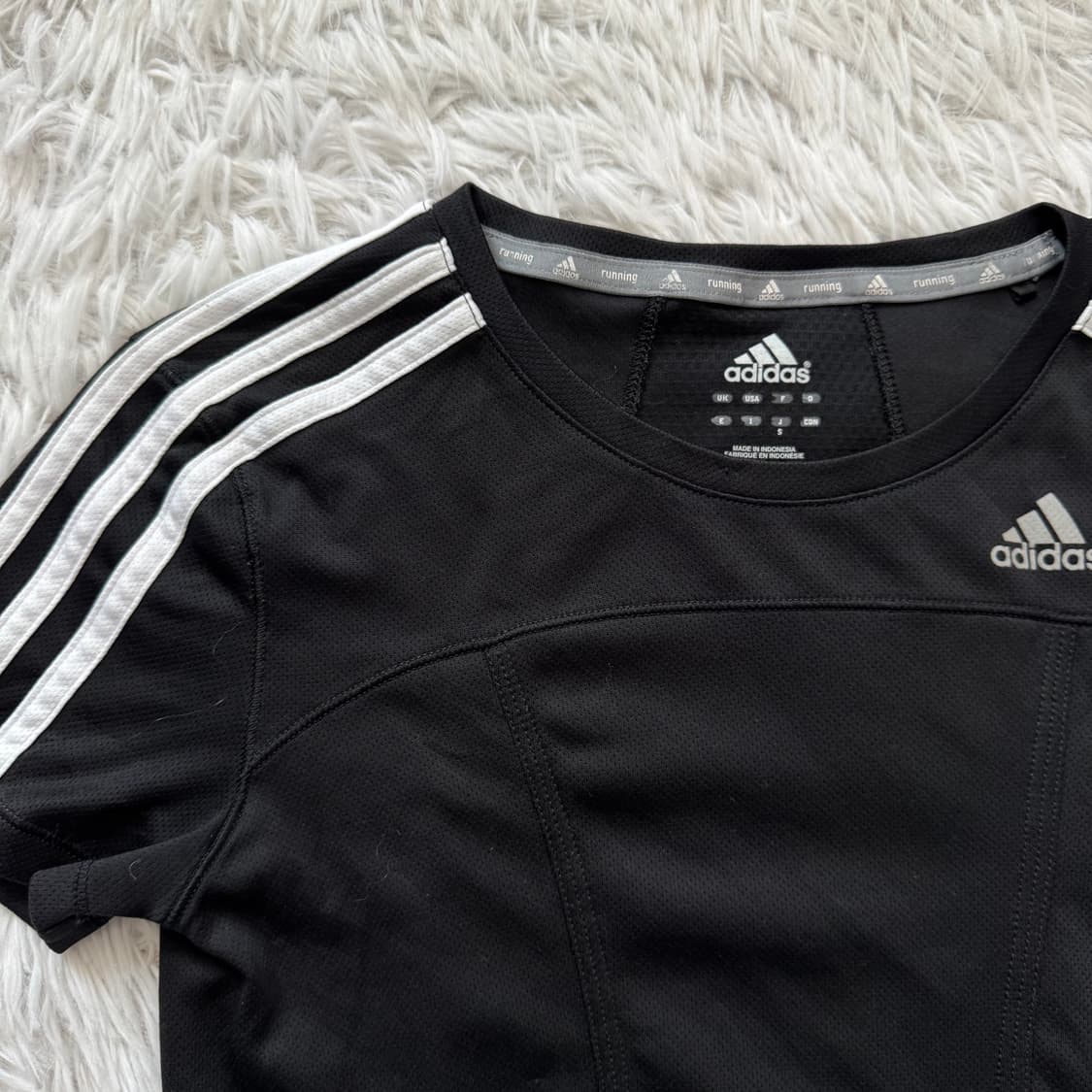 ADIDAS 일본빈티지 기능성 반팔 크롭티 아디다스반팔 아디다스기능성 상품이미지1