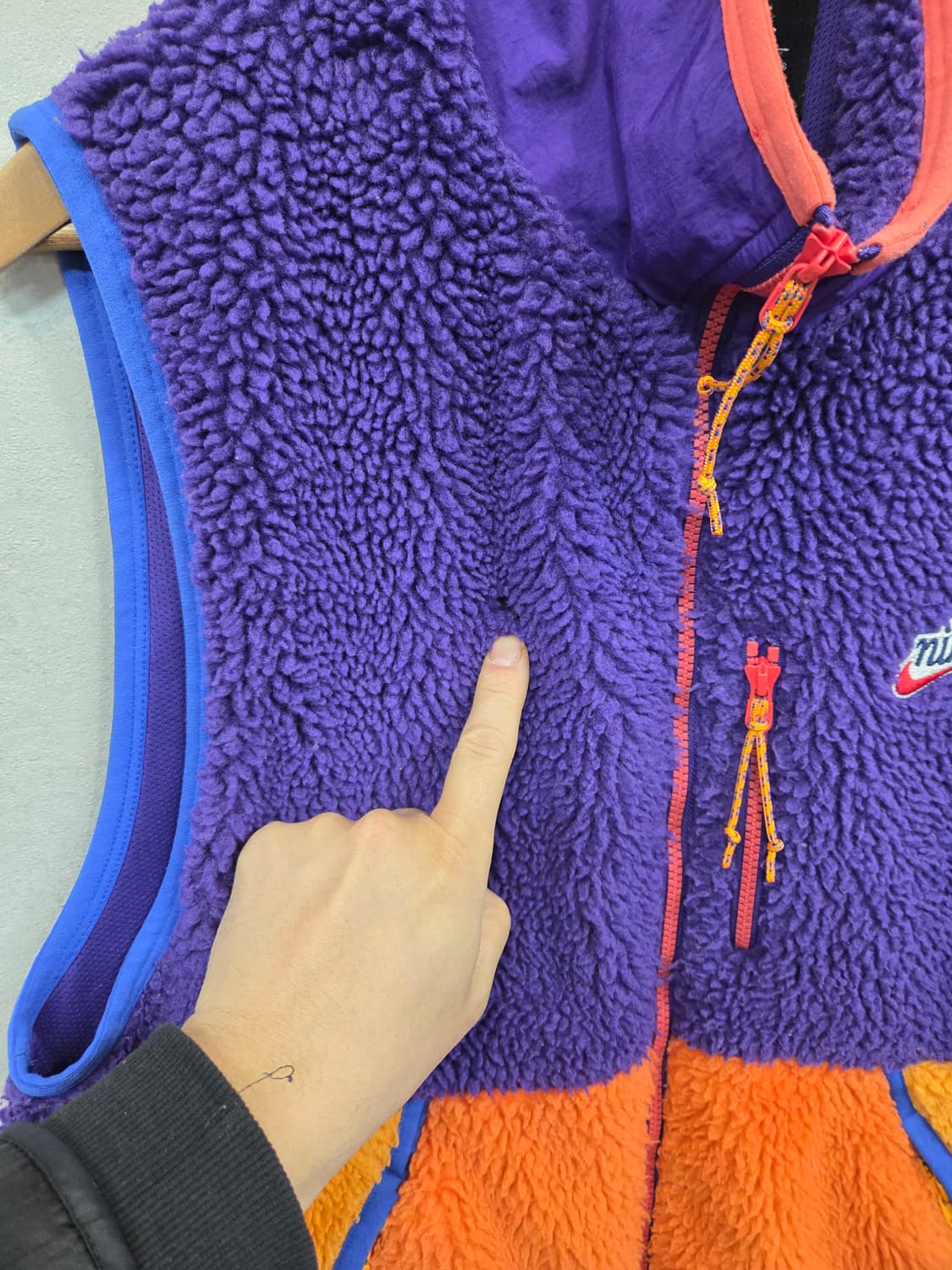 나이키 nsw 헤리티지 셰르파 우븐 조끼 xl 상품이미지6