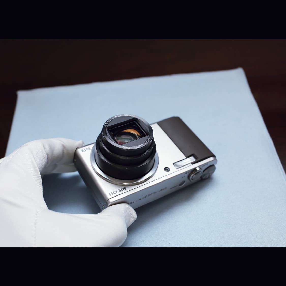 레어<민트급><한글><장원영> 리코 R8 실버 빈티지 디카 상품이미지6