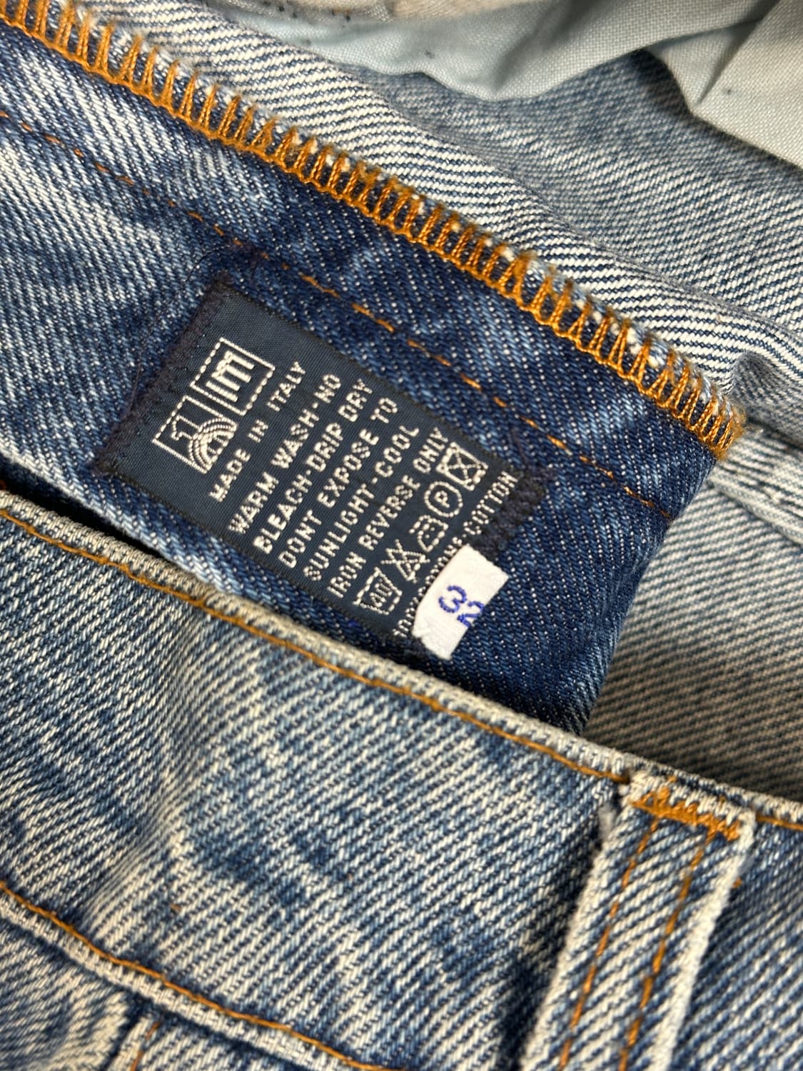 발렌티노 중청 일자핏 데님 팬츠 32 상품이미지5