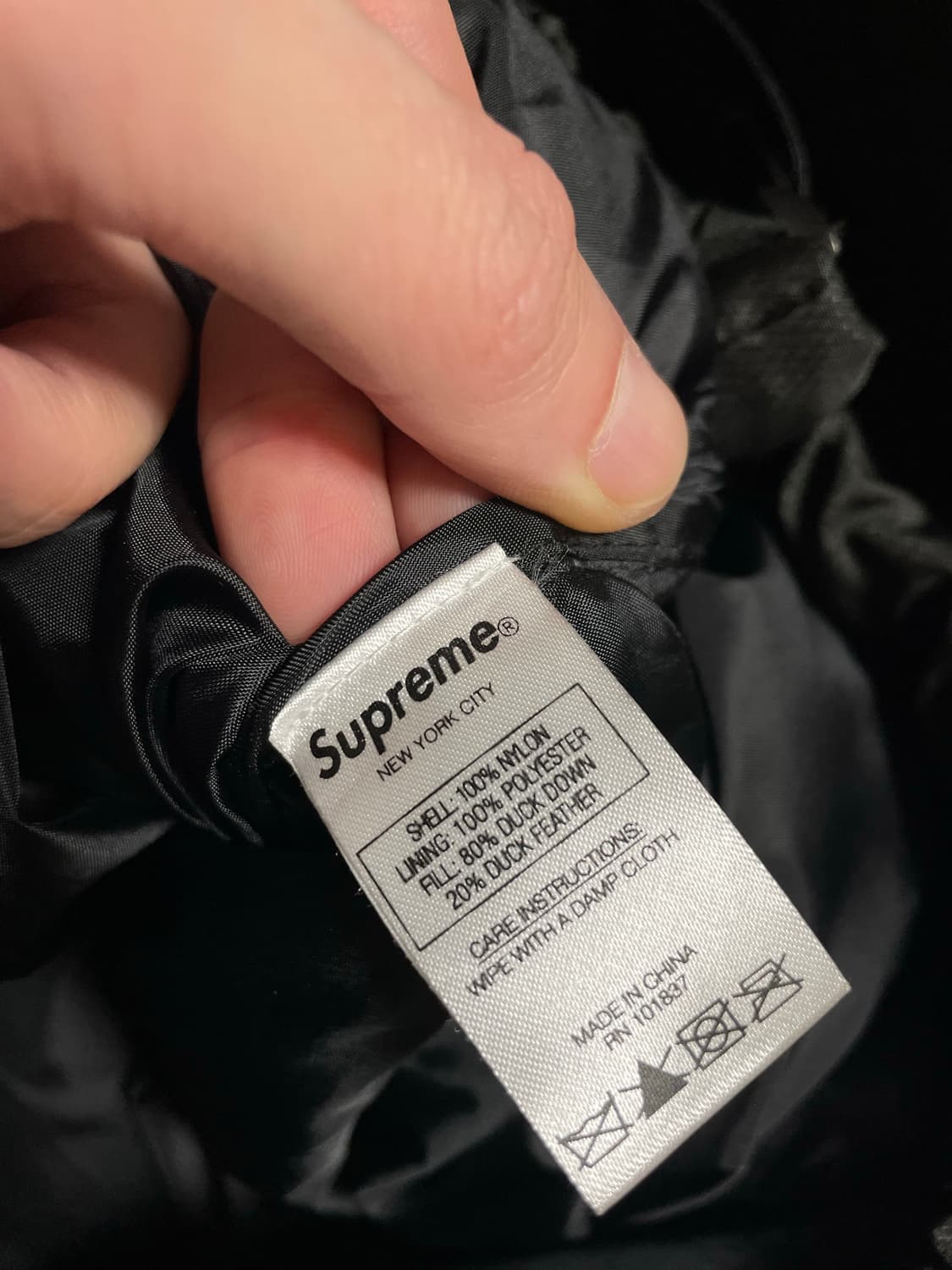 슈프림 리플렉티브 덕다운 패딩 XL 상품이미지4