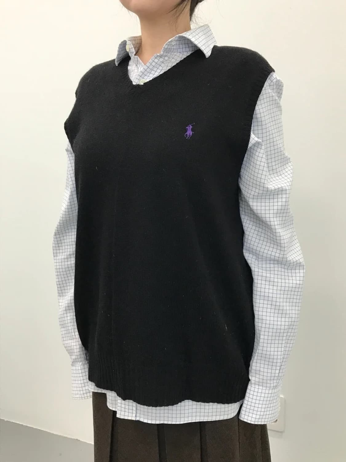 Polo Ralph Lauren Lambswool Knit Vest 상품이미지2