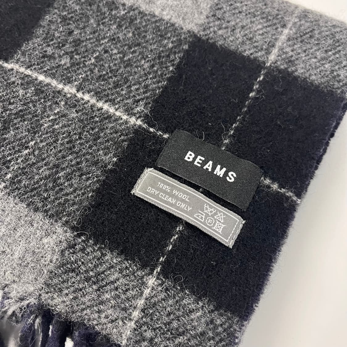 BEAMS 빔즈 울 머플러 목도리 상품이미지2