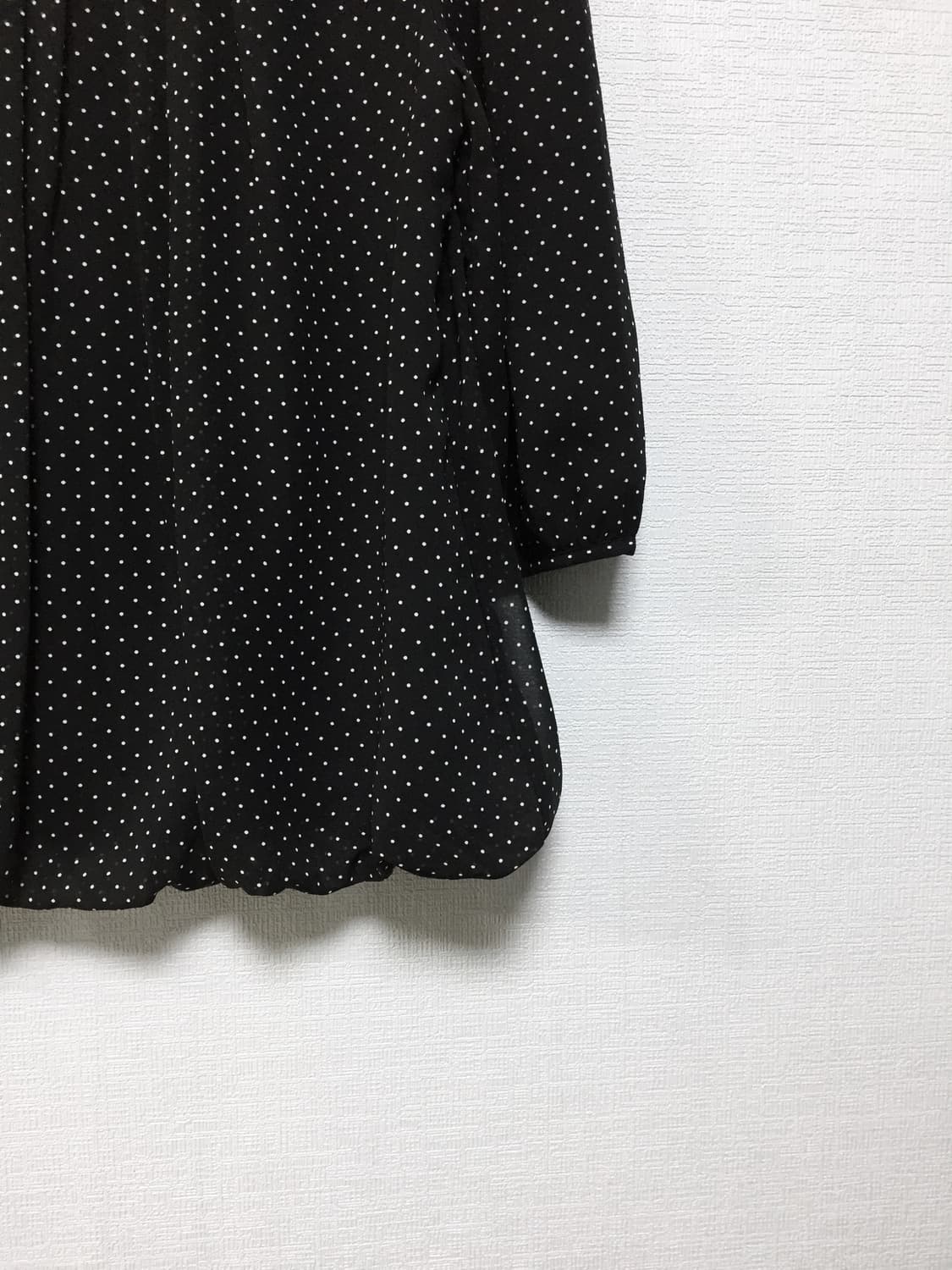 Japanese vintage dot blouse 상품이미지5