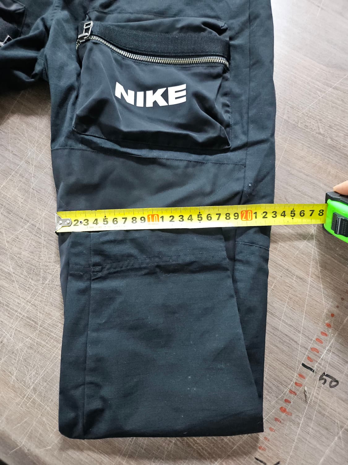 정품) 나이키 블랙 카고 와이드 바지 S 상품이미지9