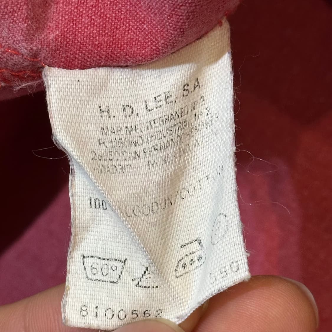 L LEE 빈티지 핑크 웨스턴 포켓 셔츠 상품이미지5