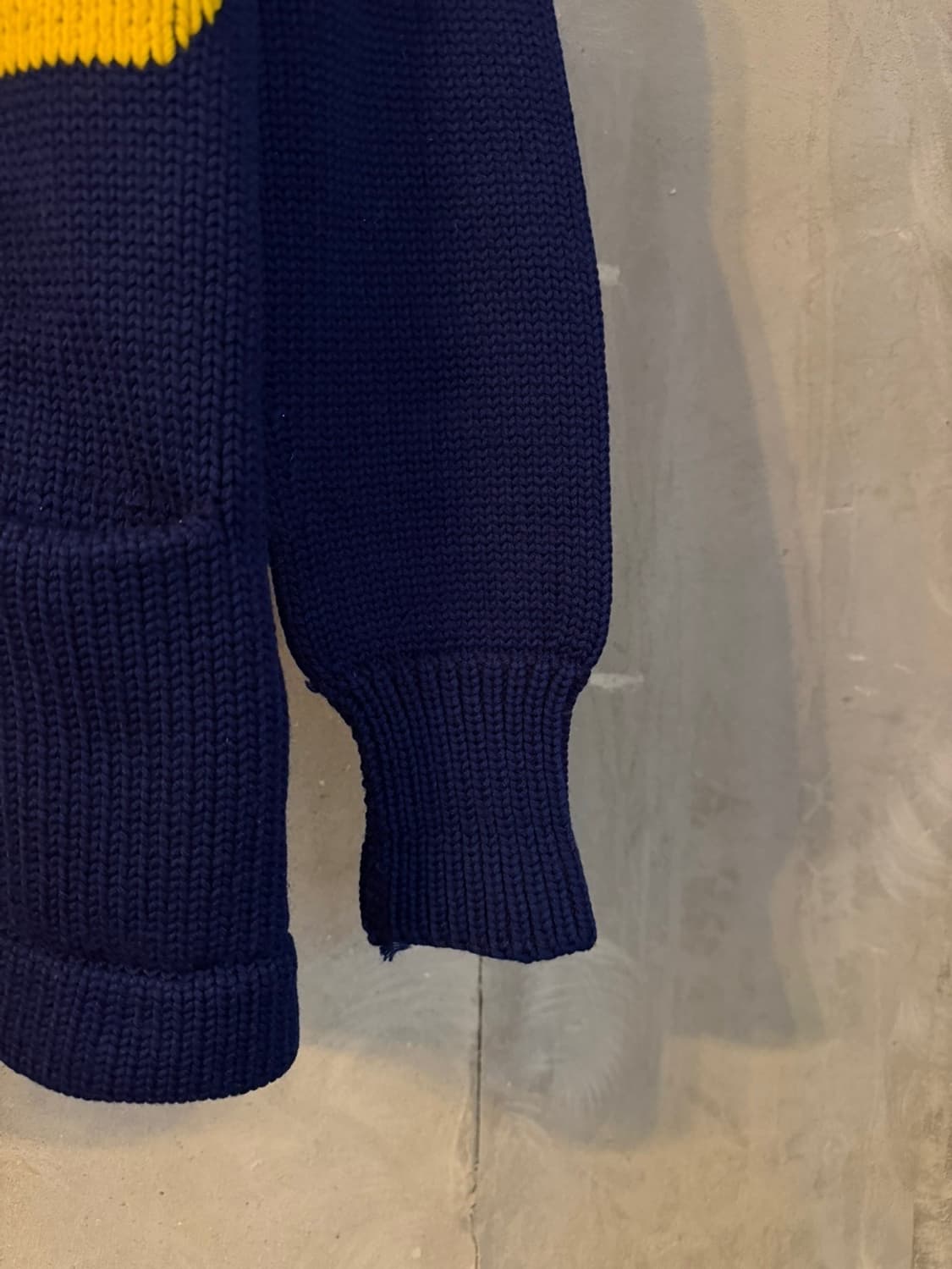 80s 브로드웨이 니팅 밀스 레터맨 가디건 100 상품이미지10