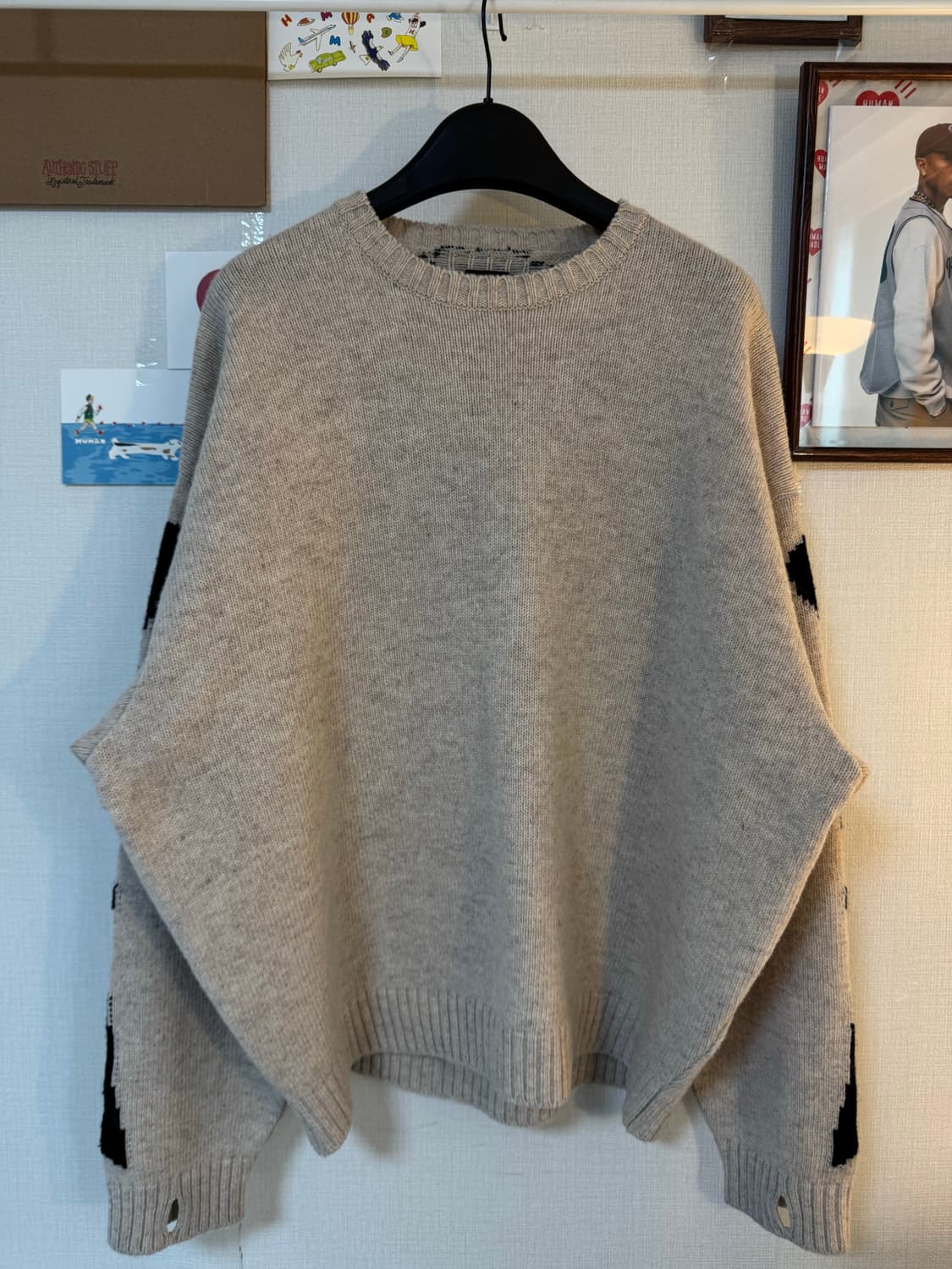 [3] 캐피탈 5G 울 본 크루넥 스웨터 키나리 상품이미지2