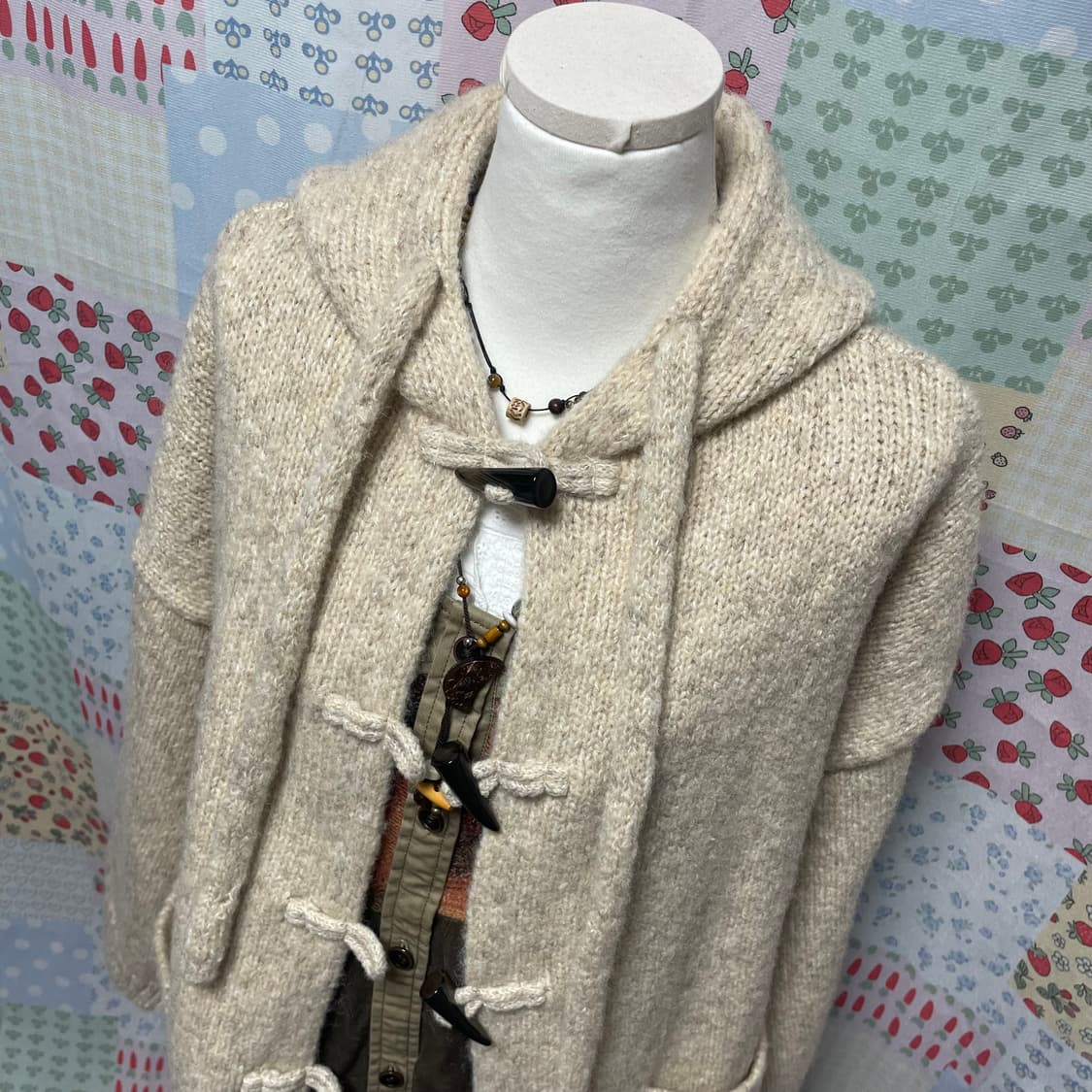 모리걸 체크원피스 세트 상품이미지4