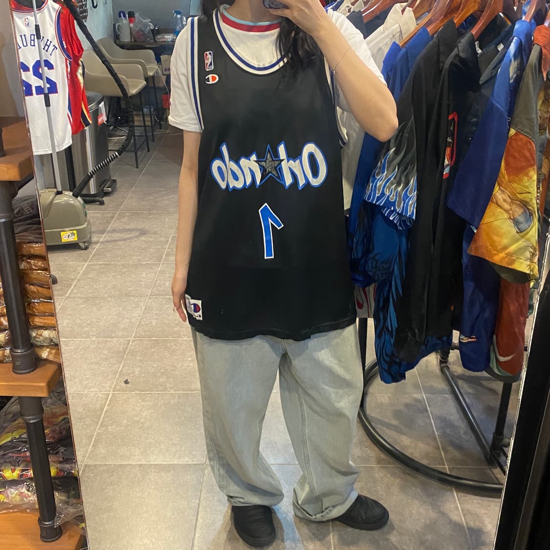[NO.9] NBA Orlando HARDAWAY 블랙 져지 상품이미지4