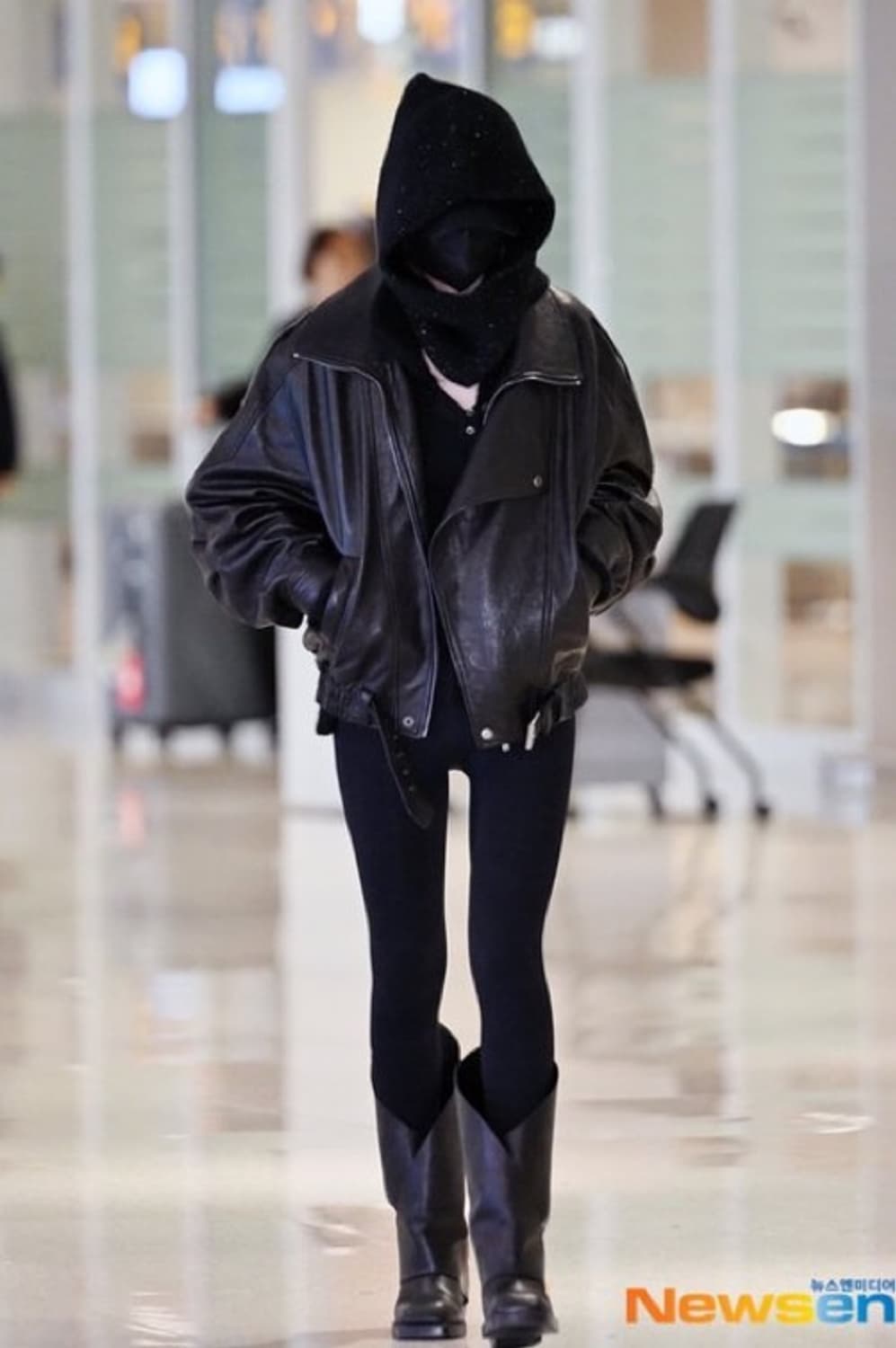 YSL 생로랑 램스킨 보머재킷 레더자켓브라운 (38사이즈/66) 상품이미지3