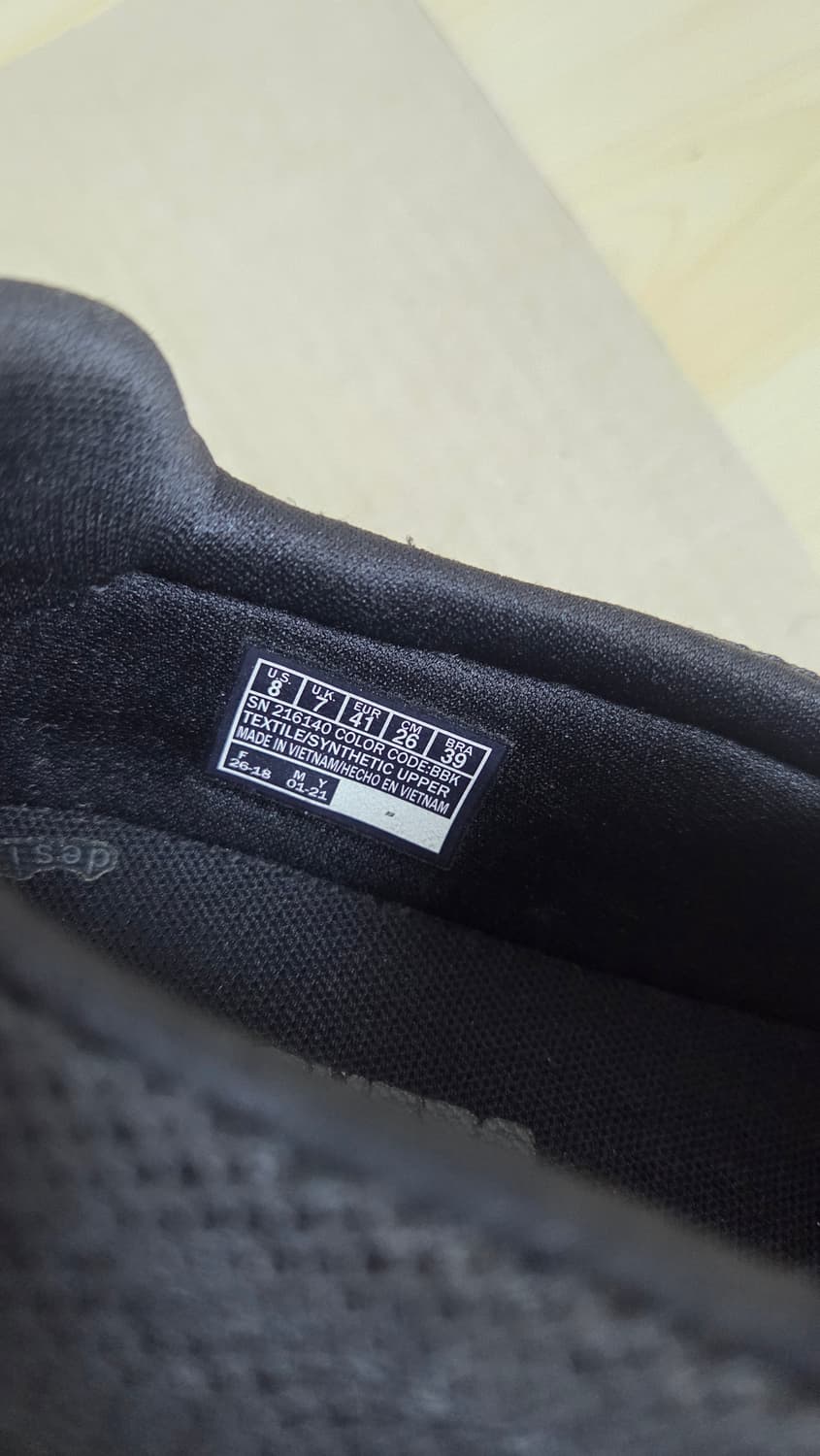 스케처스 블랙 슬립온 메쉬 운동화 상품이미지6