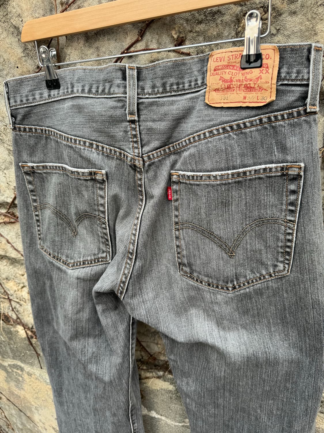 00s 리바이스 빈티지 501 블랙 데님 팬츠 34 상품이미지4