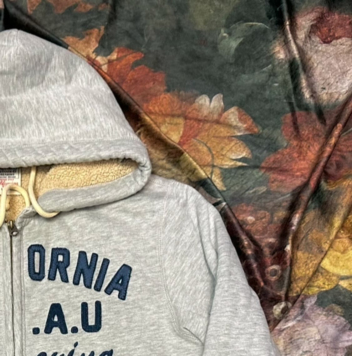 후아유 빈티지 그레이울프죠후드집업 L 상품이미지2