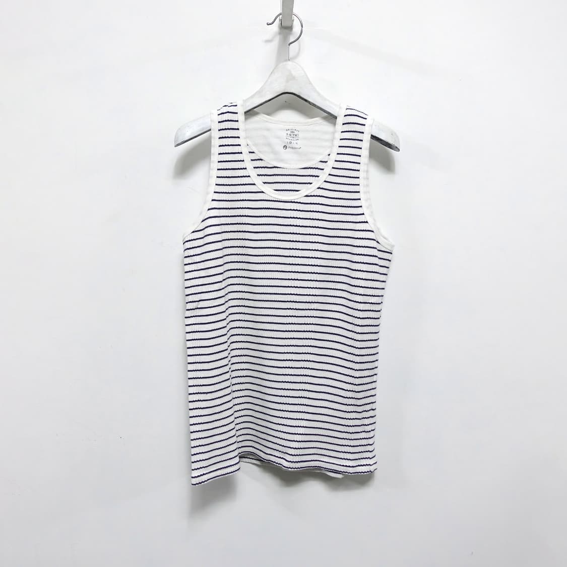 [M] The shop TK 폴리진 스트라이프 타올 니트 슬리브리스 나시 상품이미지2