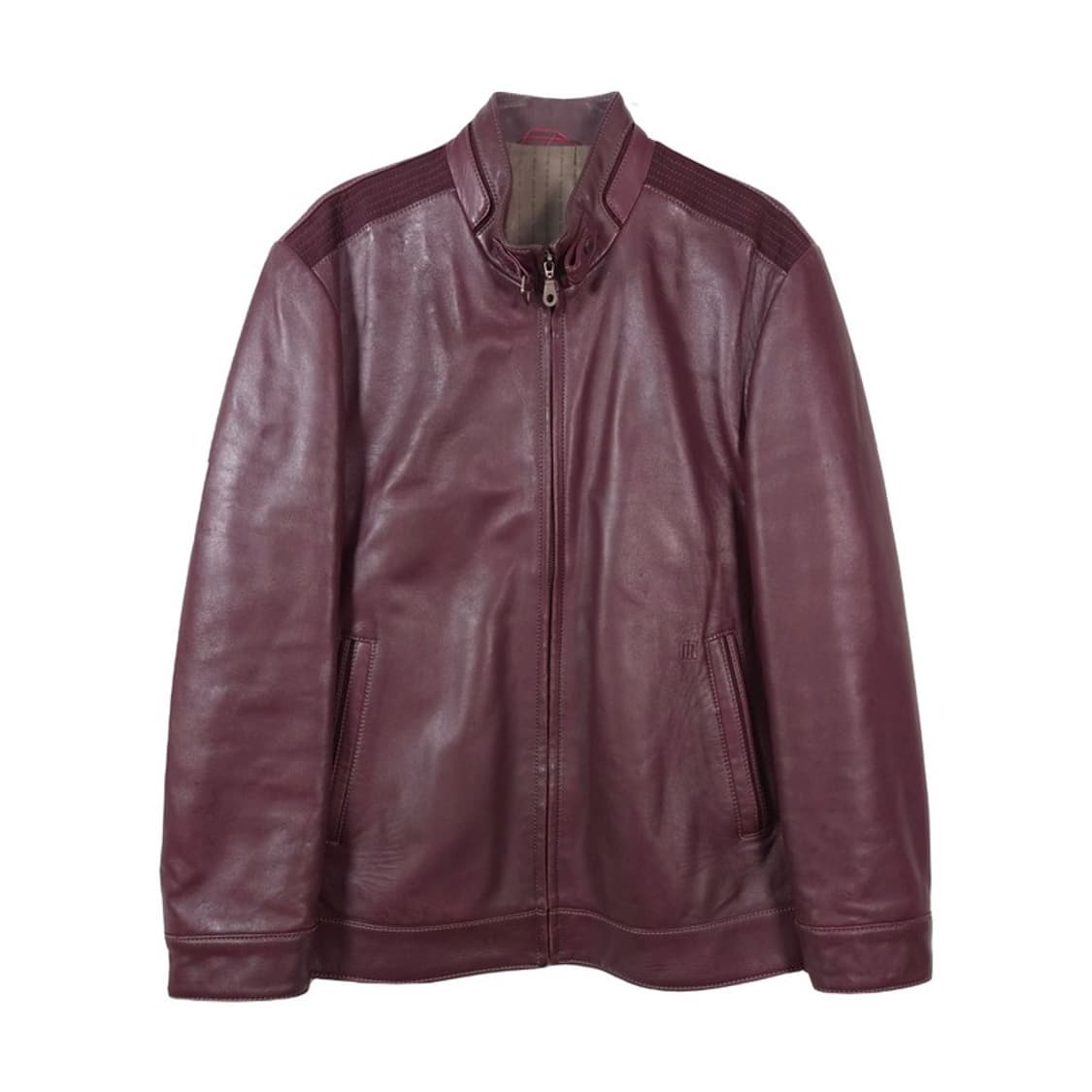 마에스트로 천연 양가죽 스탠드칼라 블루종 자켓 L 상품이미지1