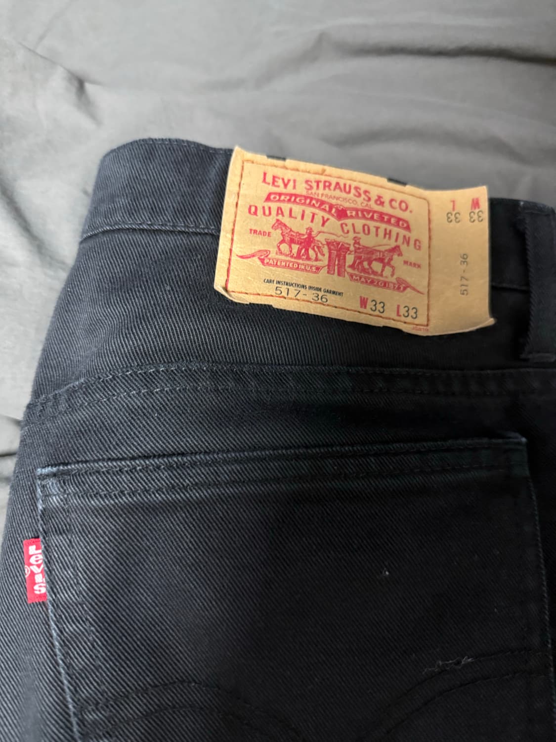 00s levis 517 black 33x33 상품이미지2