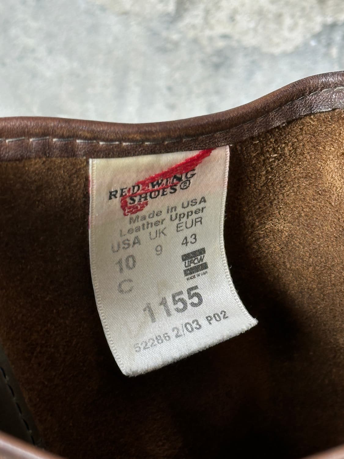 00's USA Made 레드윙 1155 페코스 웨스턴 부츠 상품이미지9