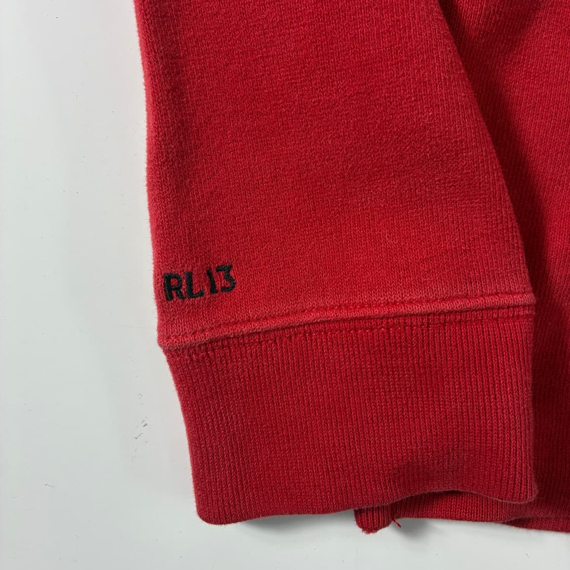 Polo  폴로 랄프로렌 코튼 스키베어 레드 반집업 니트 상품이미지4