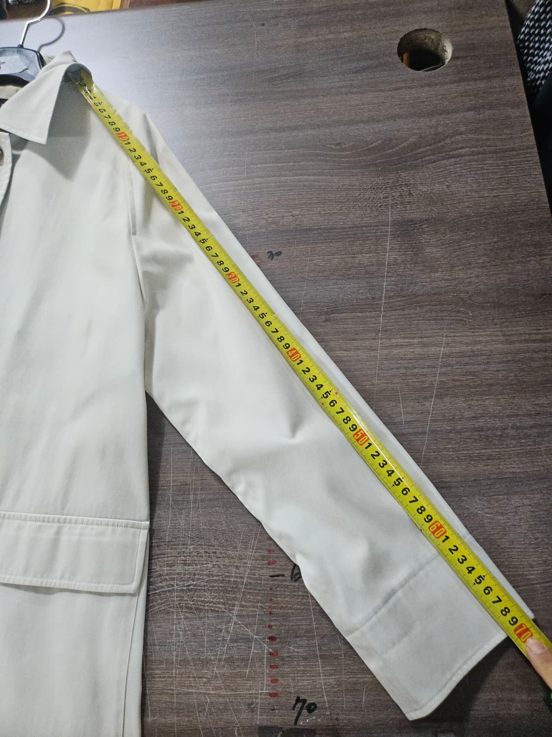 헤지스 여성 코트 점퍼 자켓 크림 90 상품이미지10