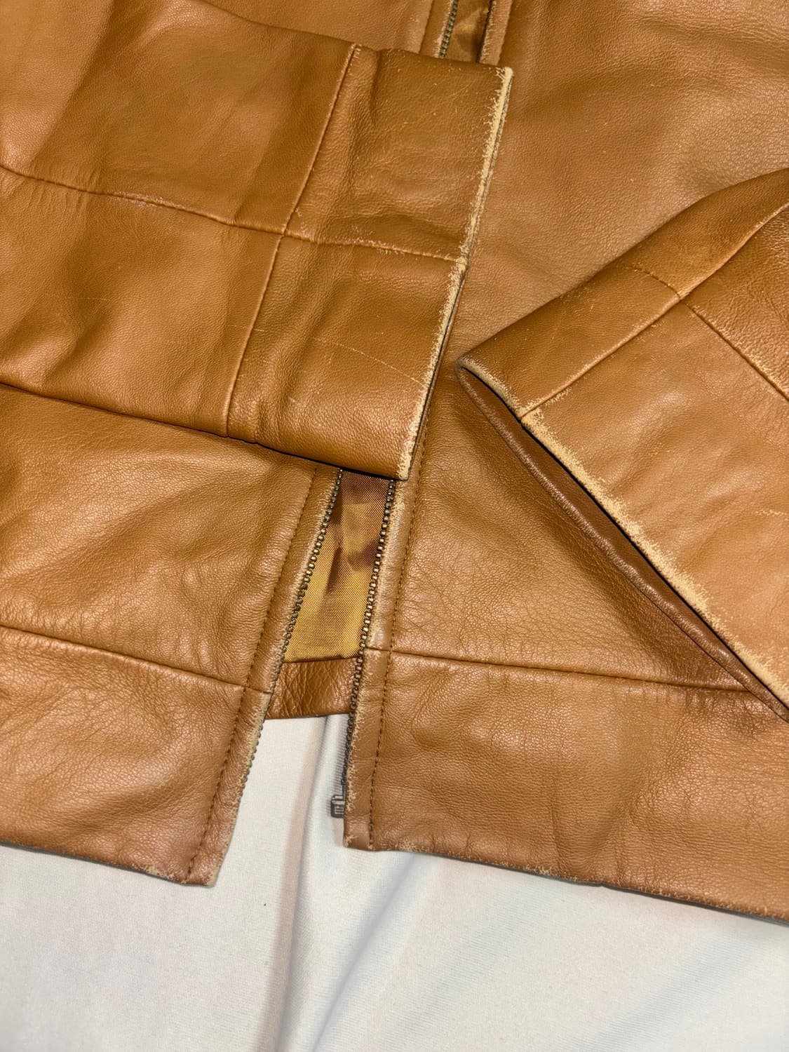 🚨연말세일🚨vintage leather jacket 상품이미지4